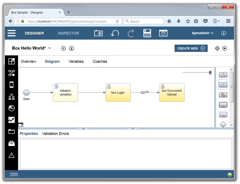 IBM BPM Box Integration